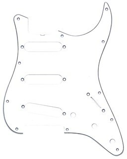 Fender 11-hole '60s Vintage-style Stratocaster Sss Pickguards - White - Golpeador - Main picture