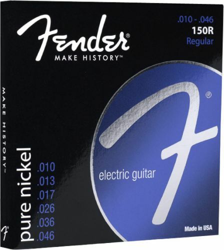 Fender Jeu De 6 Cordes 150r Pure Nickel .010-.046 - Cuerdas guitarra eléctrica - Main picture