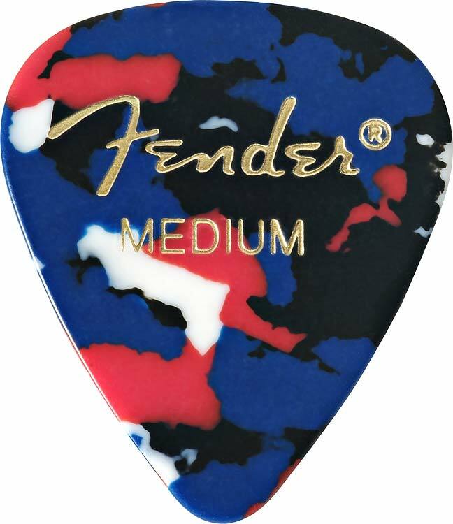 Fender 351 Classic Celluloid Thin Confetti - Púas - Main picture
