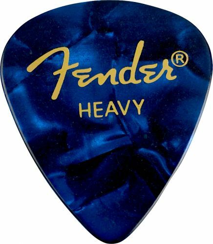 Fender 351 Shape Premium Heavy Blue Moto - Púas - Main picture