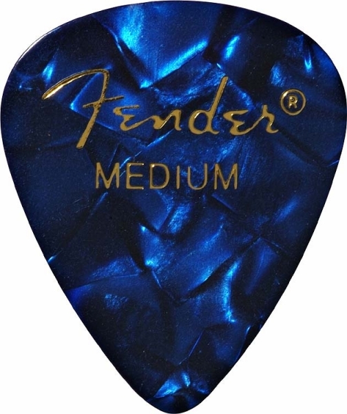 Fender 351 Shape Premium Medium Blue Moto - Púas - Main picture