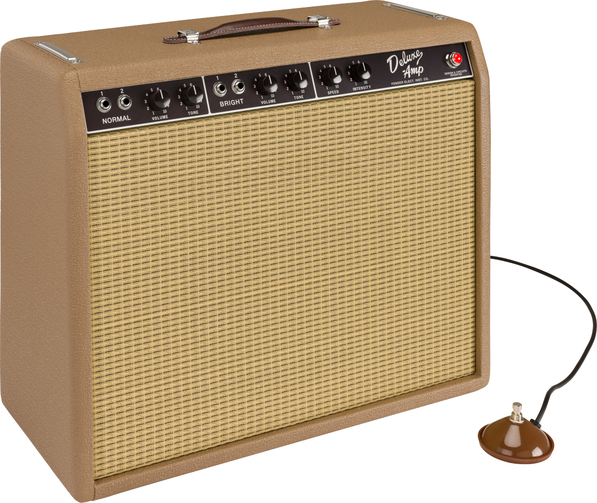 Fender 62 Deluxe Amp American Vintage Combo 20w 6v6 1x12 Brown - Combo amplificador para guitarra eléctrica - Main picture