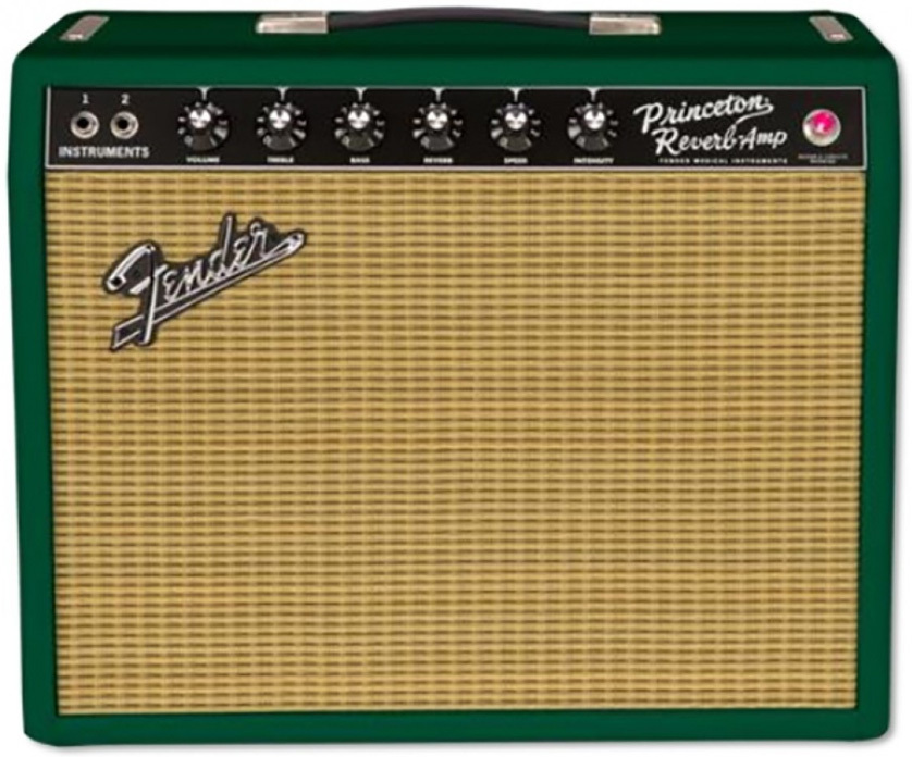 Fender 65 Princeton Reverb Ltd 15w 1x12 British Racing Green - Combo amplificador para guitarra eléctrica - Main picture