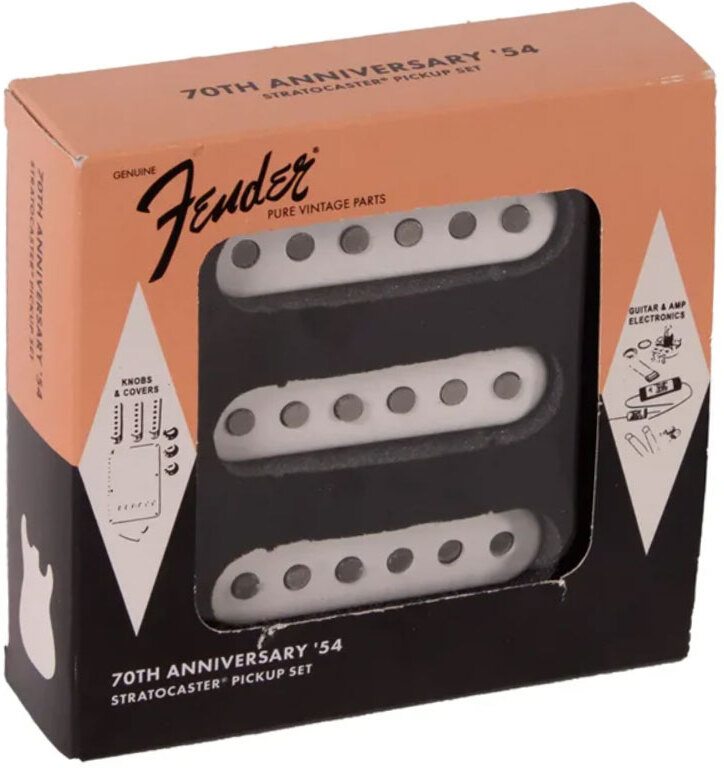 Fender 70th Anniversary 1954 Strat Pickup Set Simple-bobinage X3 - Pastilla guitarra eléctrica - Main picture