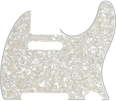 Fender 8-hole Mount Multi-ply Telecaster Pickguards - Aged Pearl White - Golpeador - Main picture