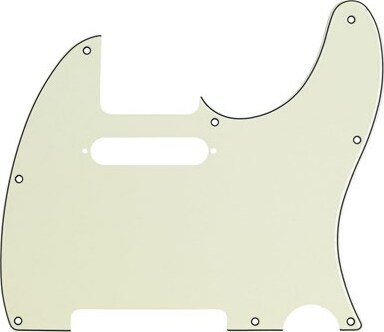 Fender 8-hole Mount Multi-ply Telecaster Pickguards - Mint Green - Golpeador - Main picture