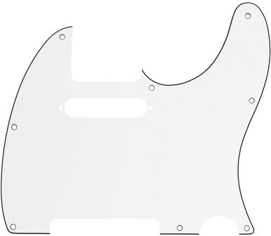 Fender 8-hole Mount Multi-ply Telecaster Pickguards - Parchment - Golpeador - Main picture