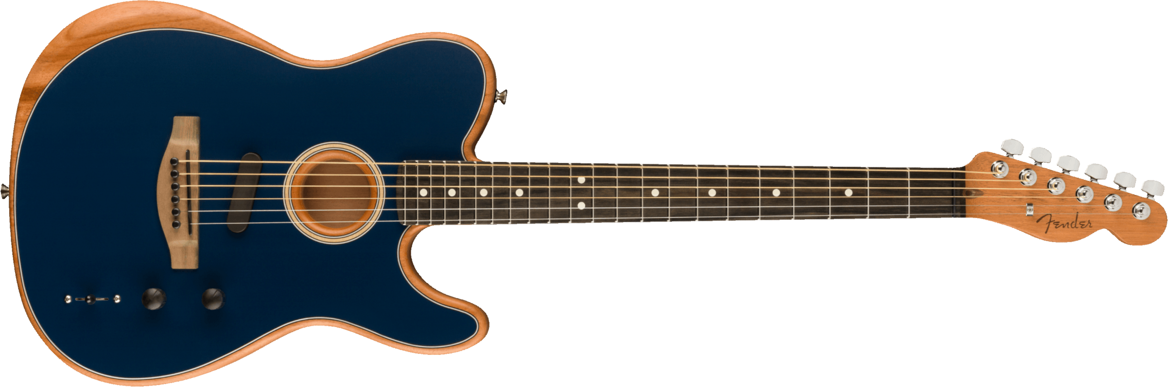 Fender American Acoustasonic Tele Usa Eb - Steel Blue - Guitarra electro acustica - Main picture