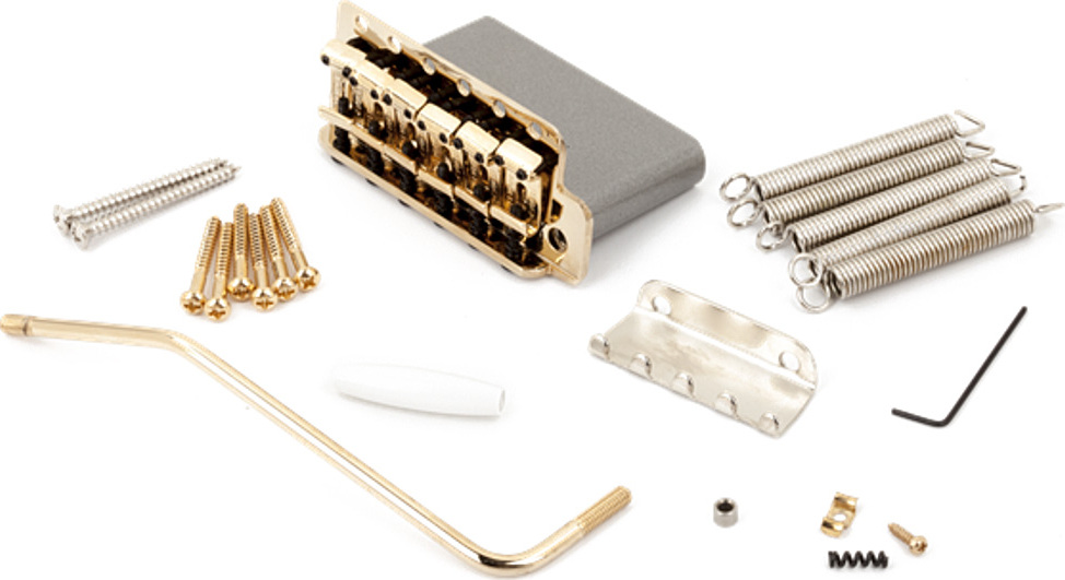 Fender American Vintage Series Strat Tremolo Assembly Gold - Vibrato completo - Main picture