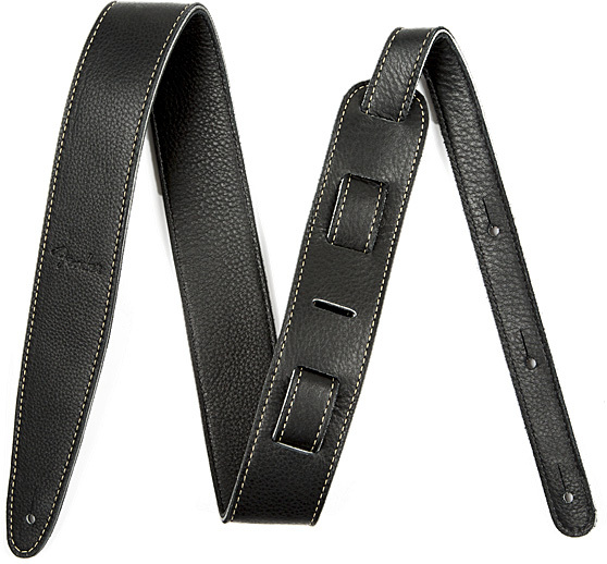 Fender Artisan Crafted Leather Straps 2inc. Black - Correa - Main picture