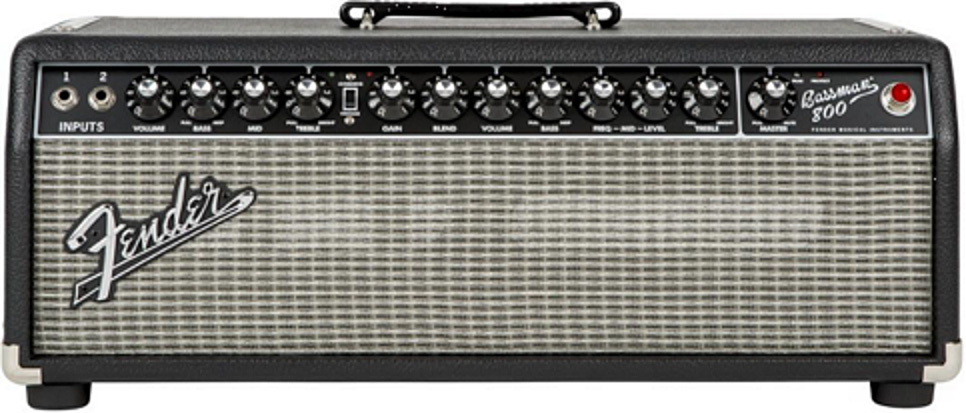 Fender Bassman 800 Head 800w 4-ohms Black/silver - Cabezal para bajo - Main picture