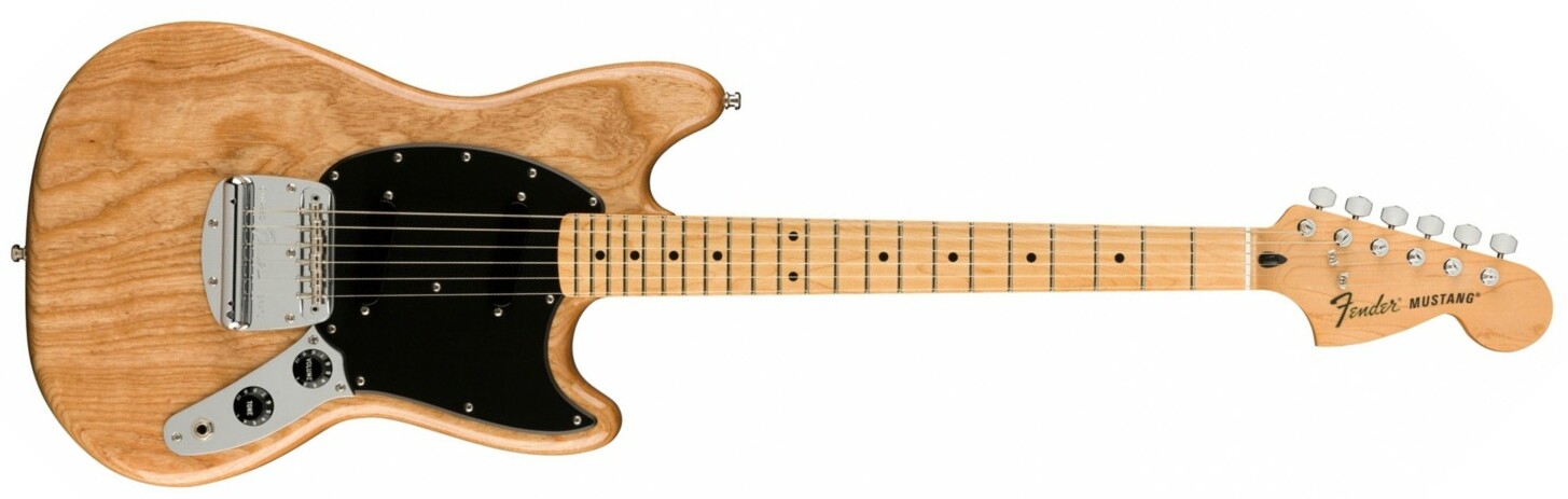 Fender Ben Gibbard Mustang Signature Mex Mn - Natural - Guitarra electrica retro rock - Main picture