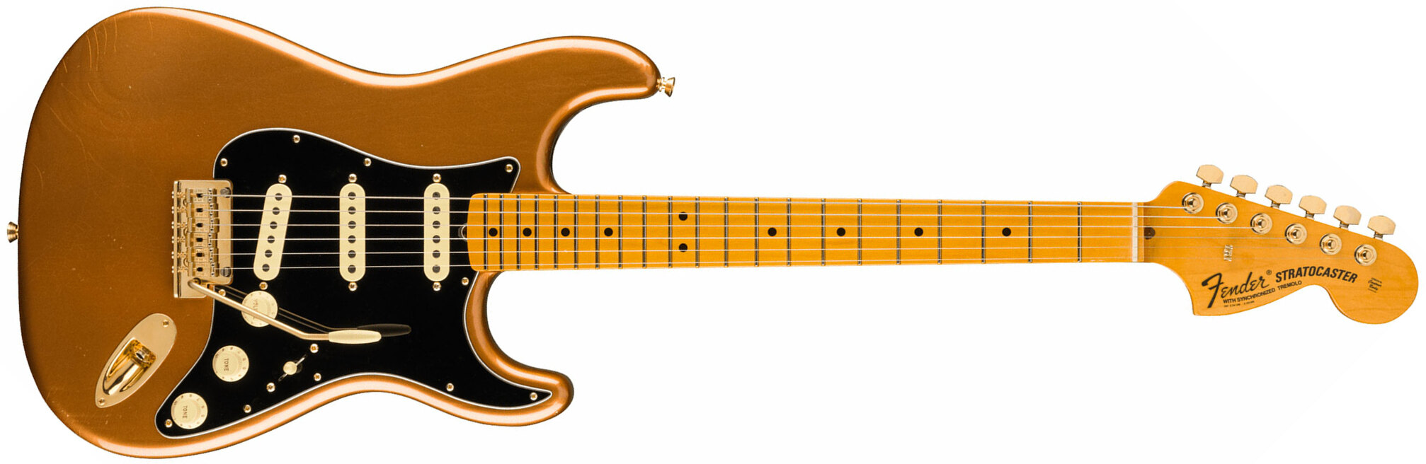 Fender Bruno Mars Strat Usa Signature 3s Trem Mn - Mars Mocha - Guitarra eléctrica de autor - Main picture