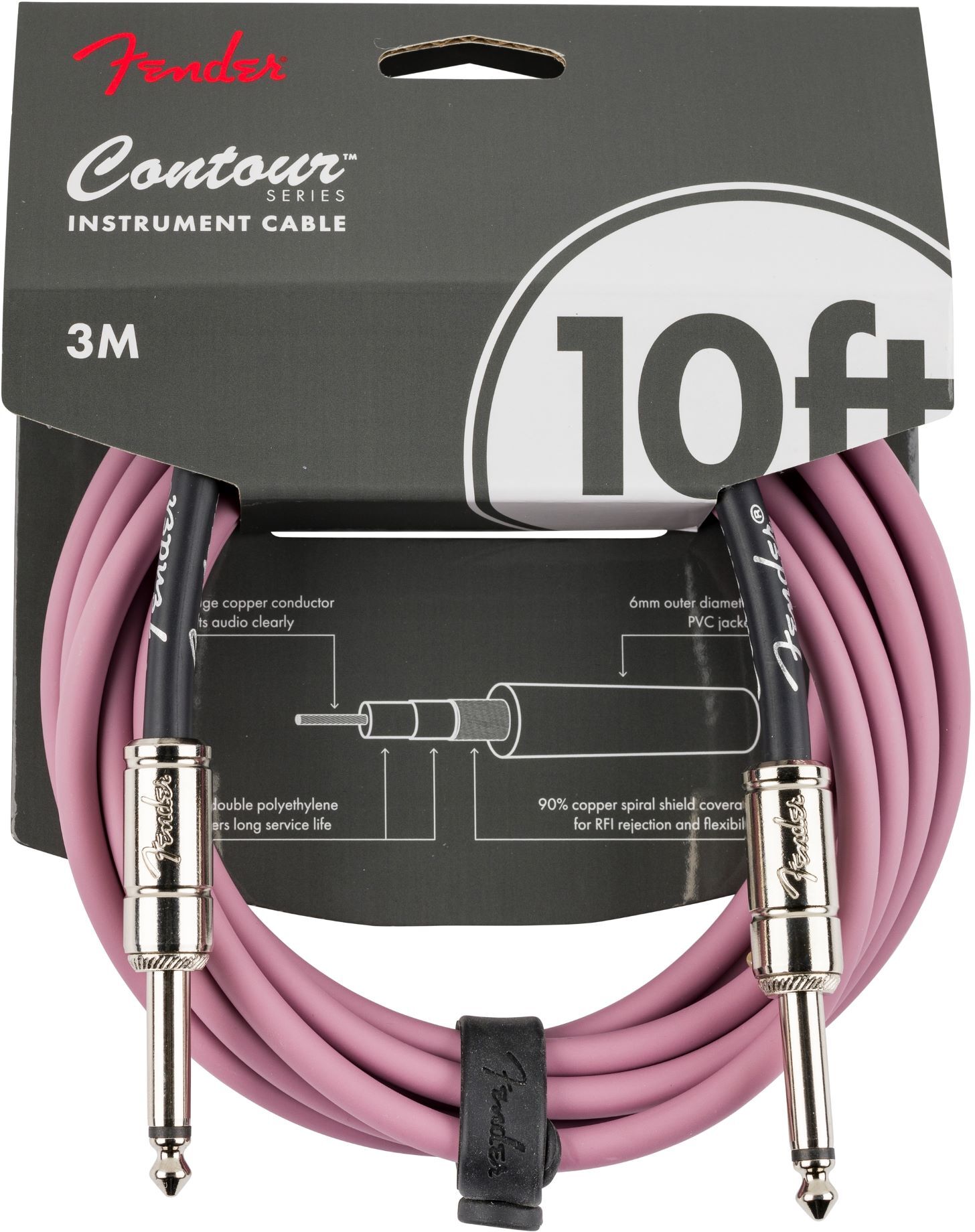 Fender CÂble Contour 10', Bgm - Cable - Main picture