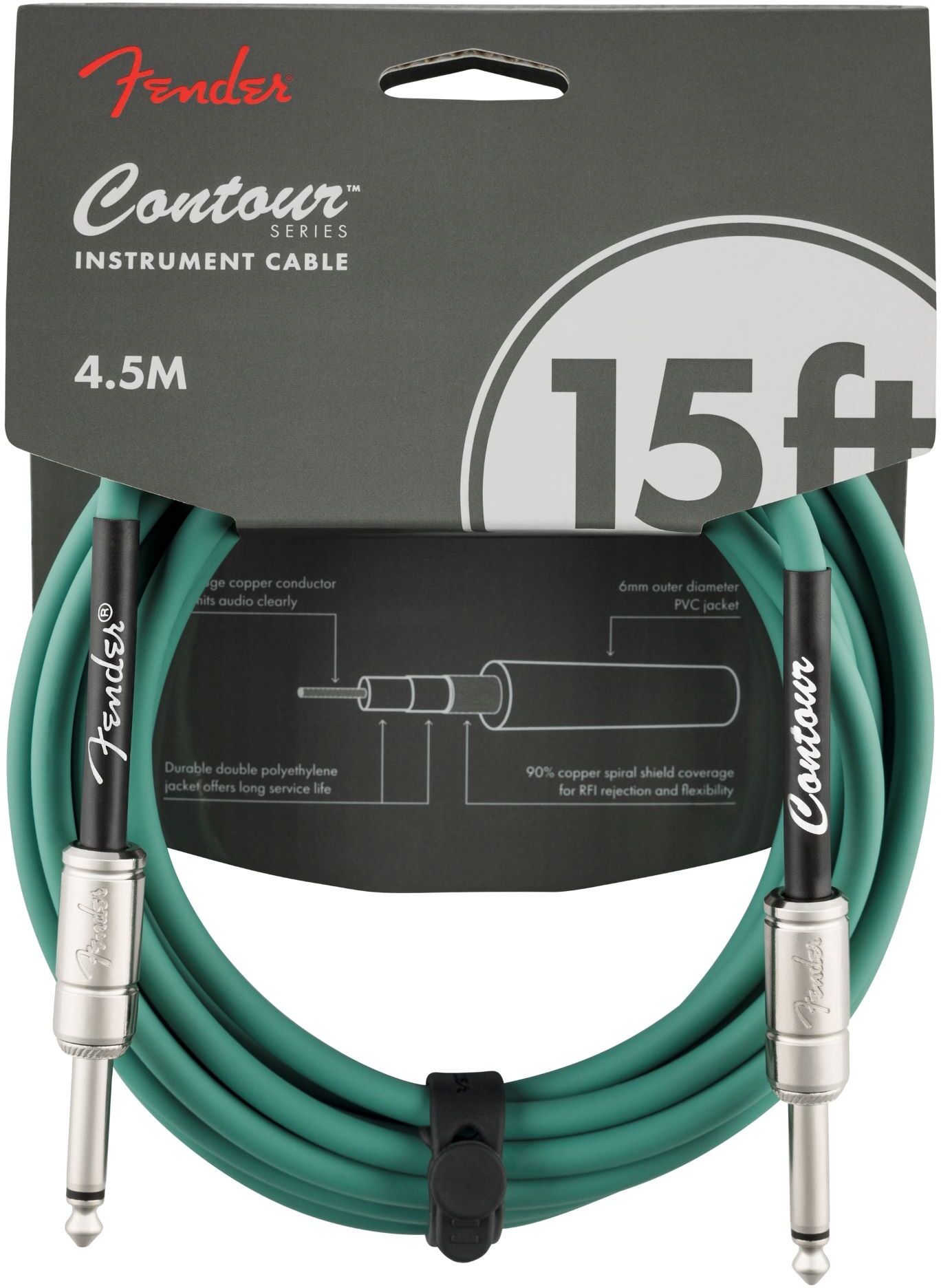 Fender CÂble Contour 15', Shg - Cable - Main picture