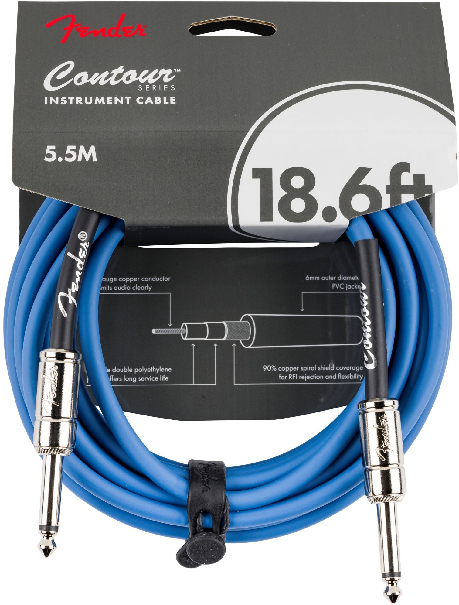 Fender CÂble Contour 18,6', Lpb - Cable - Main picture