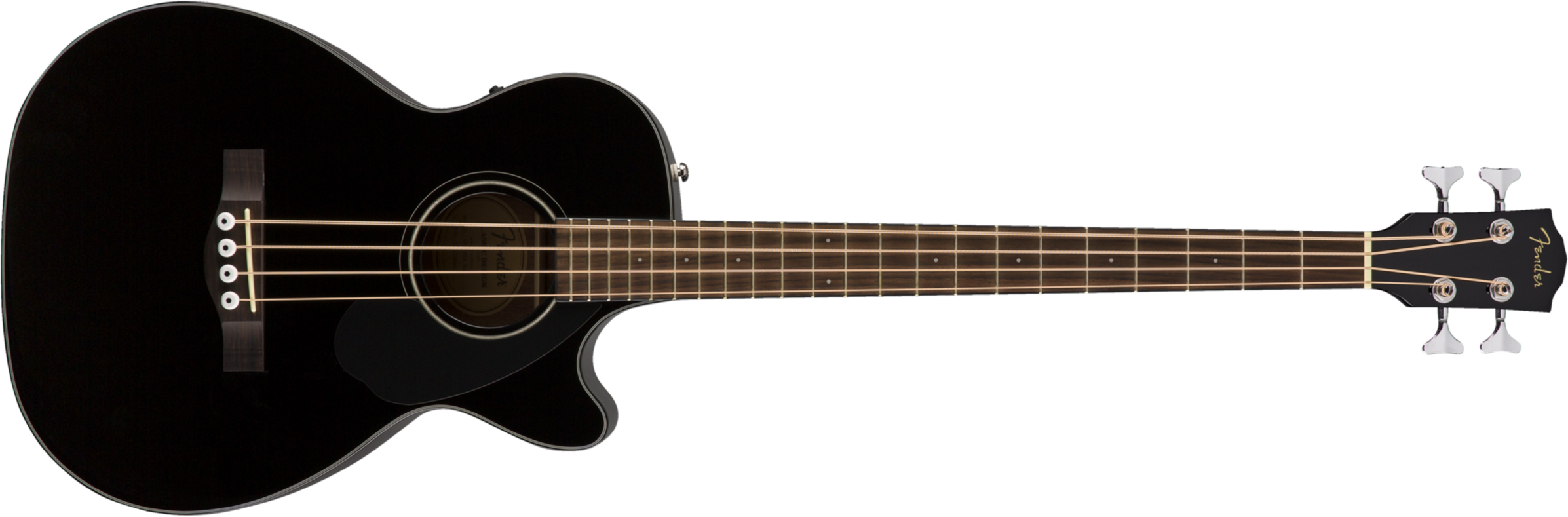 Fender Cb-60sce Classic Design Concert (lau) - Black - Bajo acústico - Main picture