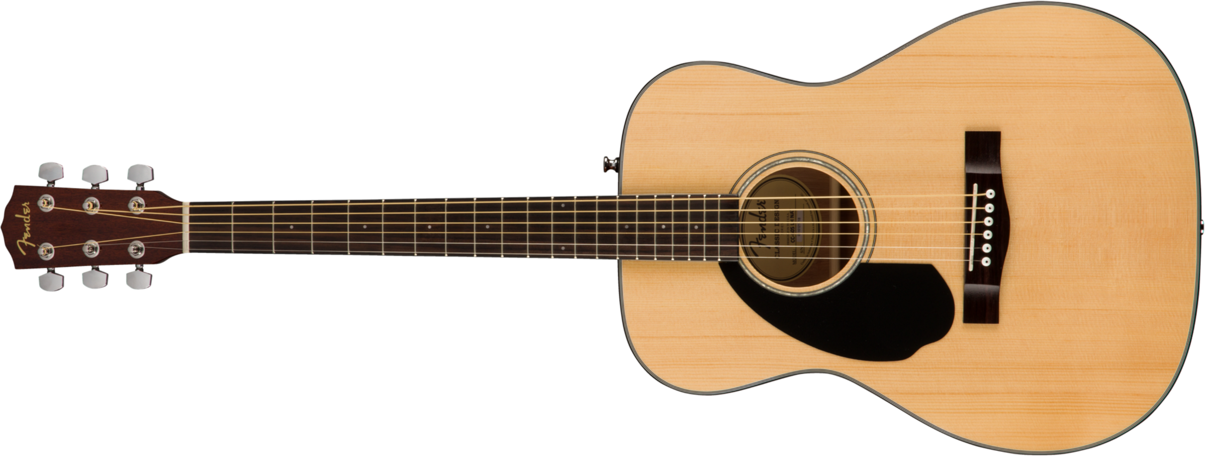 Fender Cc-60s Gaucher - Natural - Guitarra acústica & electro - Main picture