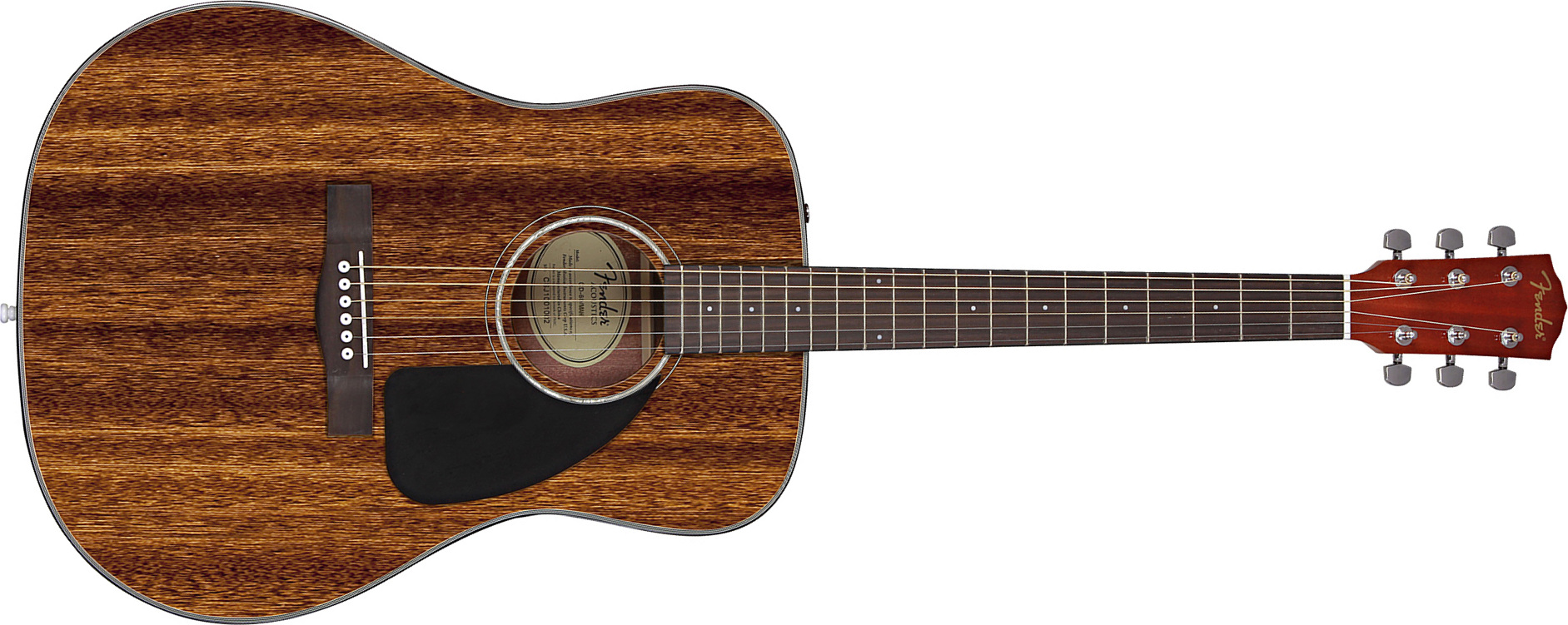 Fender Cd60 All Mahogany 2013 Natural Gloss - Guitarra acústica & electro - Main picture