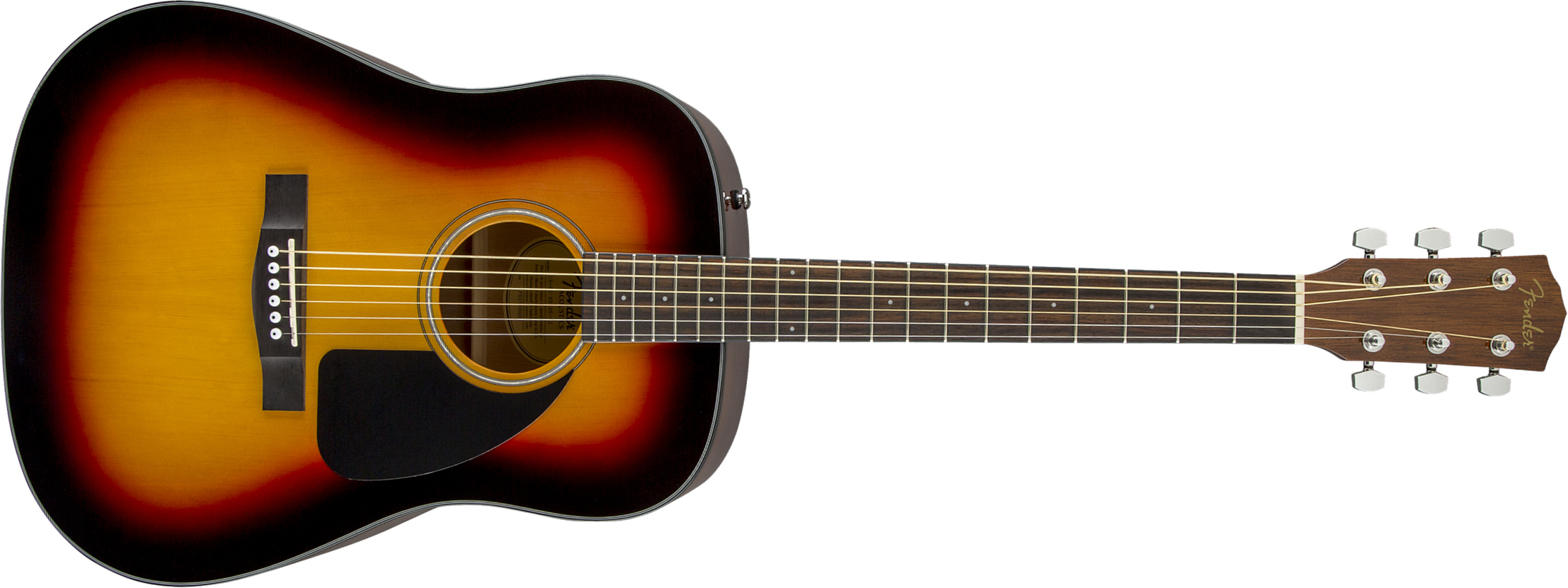 Fender Cd-60 Dreadnought V3 2020 Epicea Acajou Wal - Sunburst - Guitarra acústica & electro - Main picture