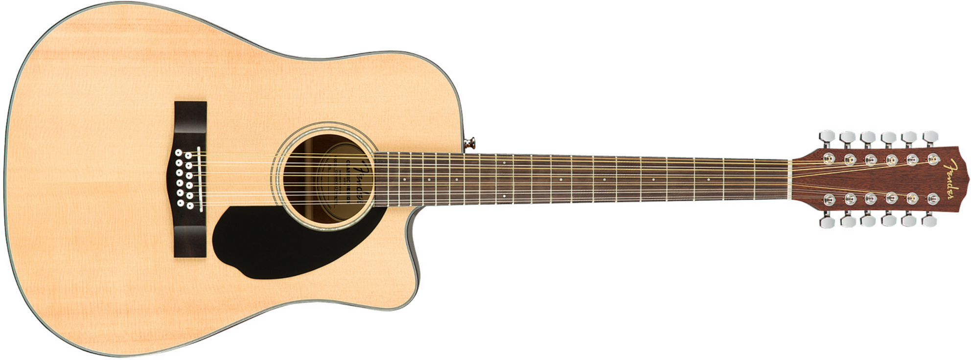 Fender Cd-60sce-12 Dreadnought Cw 12c Epicea 2020 - Natural - Guitarra electro acustica - Main picture