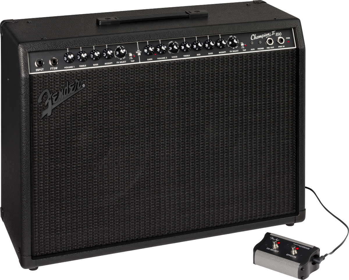 Fender Champion Ii 100  Ltd 100w 2x12 Blackout - Combo amplificador para guitarra eléctrica - Main picture