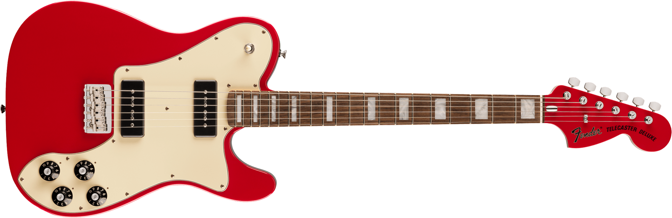 Fender Chris Shiflett Tele Cleaver Usa Signature 2s Ht Rw - Dakota Red - Guitarra eléctrica de autor - Main picture