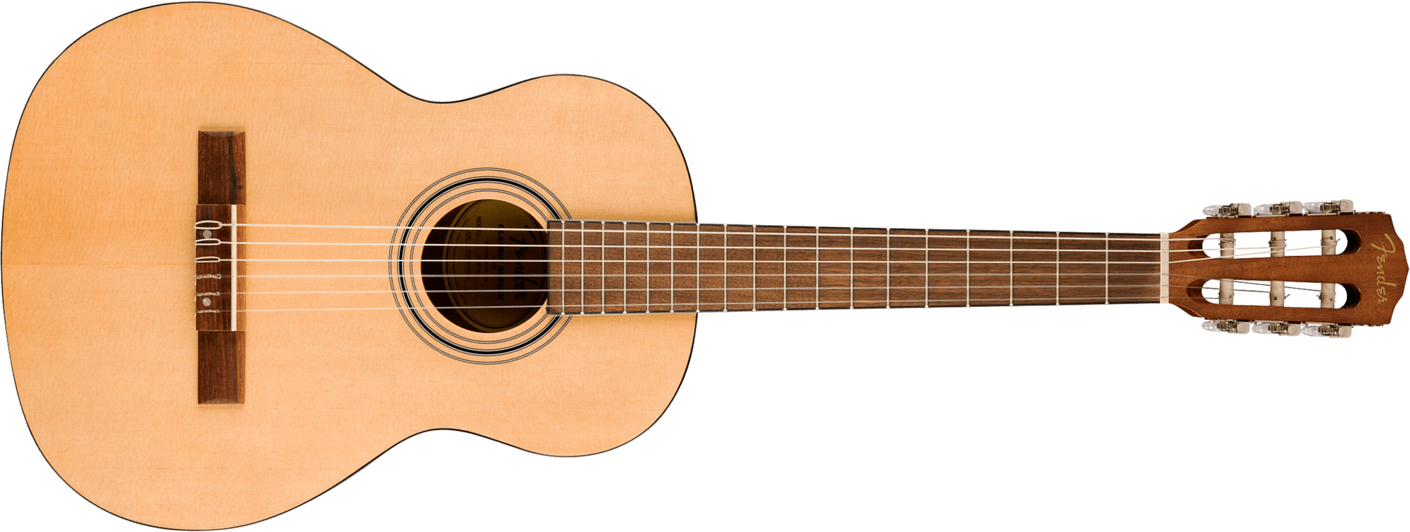 Fender Cn30 Nylon 3/4 Classic Design Shsc Epicea Okoume Noy - Natural - Guitarra clásica 3/4 - Main picture
