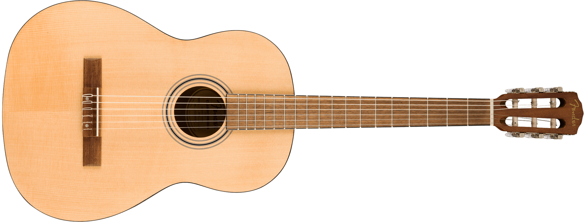Fender Cn30wn Wide Neck  Nylon 4/4 Classic Design Epicea Okoume Noy - Natural - Guitarra clásica 4/4 - Main picture