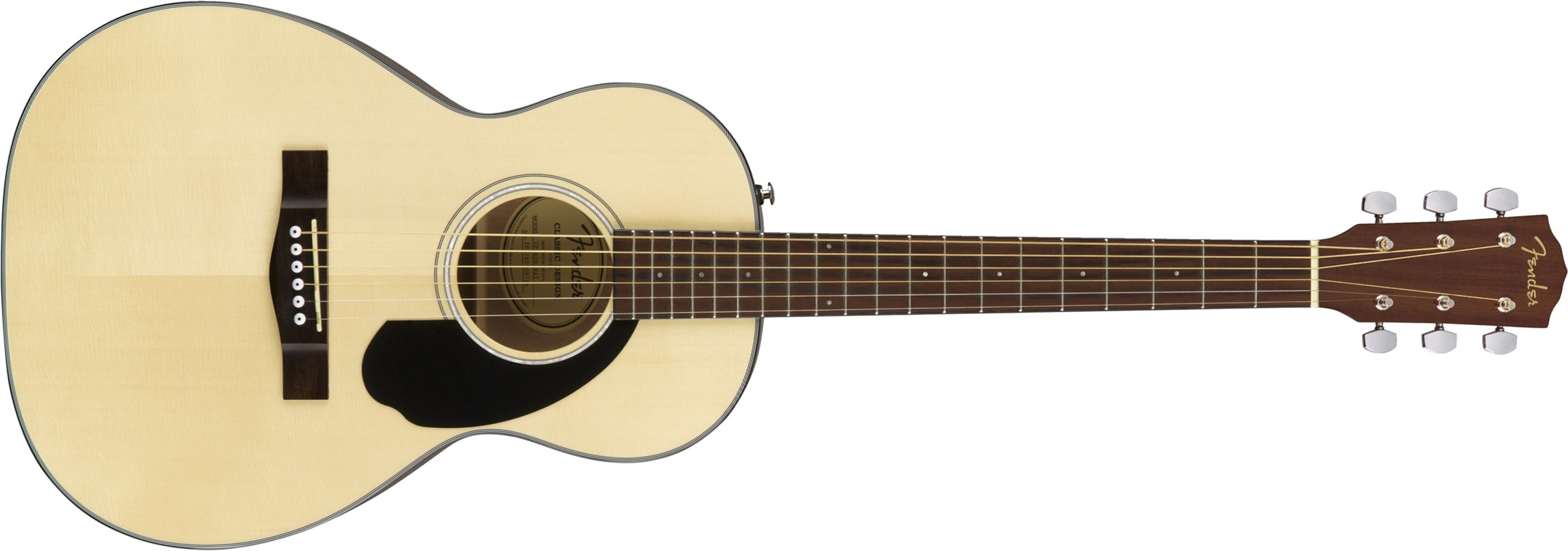 Fender Cp-60s Parlor Epicea Acajou Wal - Natural - Guitarra acústica & electro - Main picture