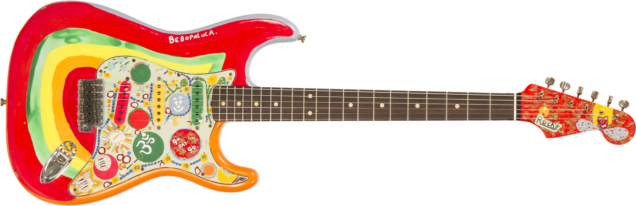 Fender Custom Shop George Harrison Strat Masterbuilt P.waller Signature Rw #83840 - Rocky - Guitarra eléctrica con forma de str. - Main picture