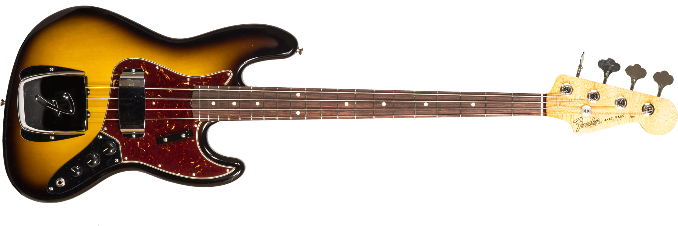 Fender Custom Shop Jazz Bass 1964 Rw #r126513 - Closet Classic 2-color Sunburst - Bajo eléctrico de cuerpo sólido - Main picture