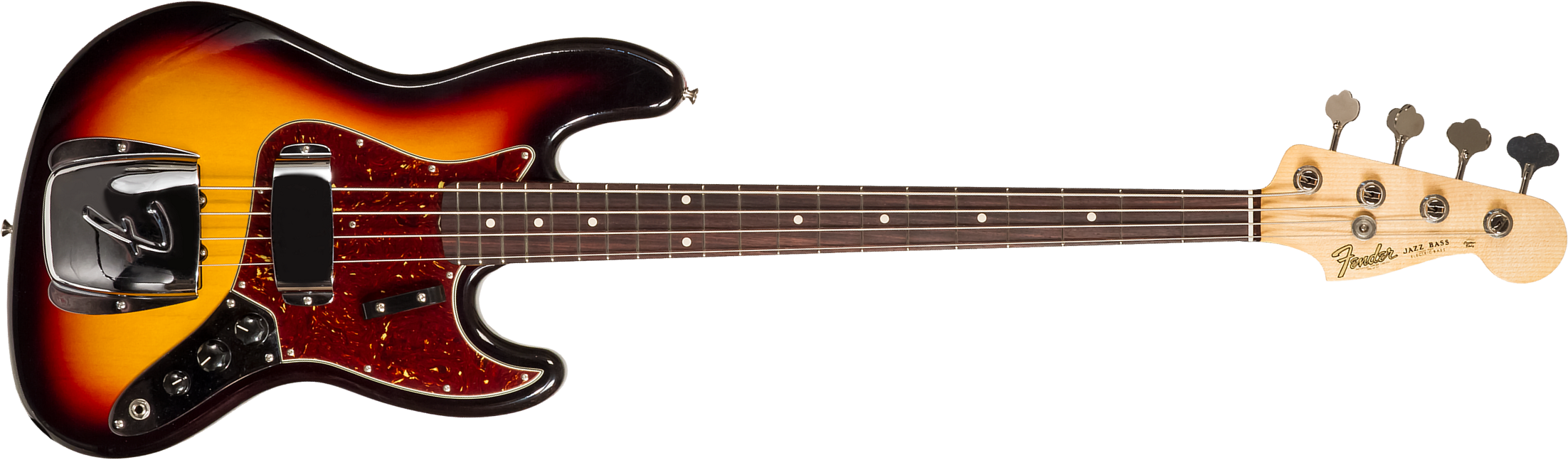 Fender Custom Shop Jazz Bass 1964 Rw #r129293 - Closet Classic 3-color Sunburst - Bajo eléctrico de cuerpo sólido - Main picture