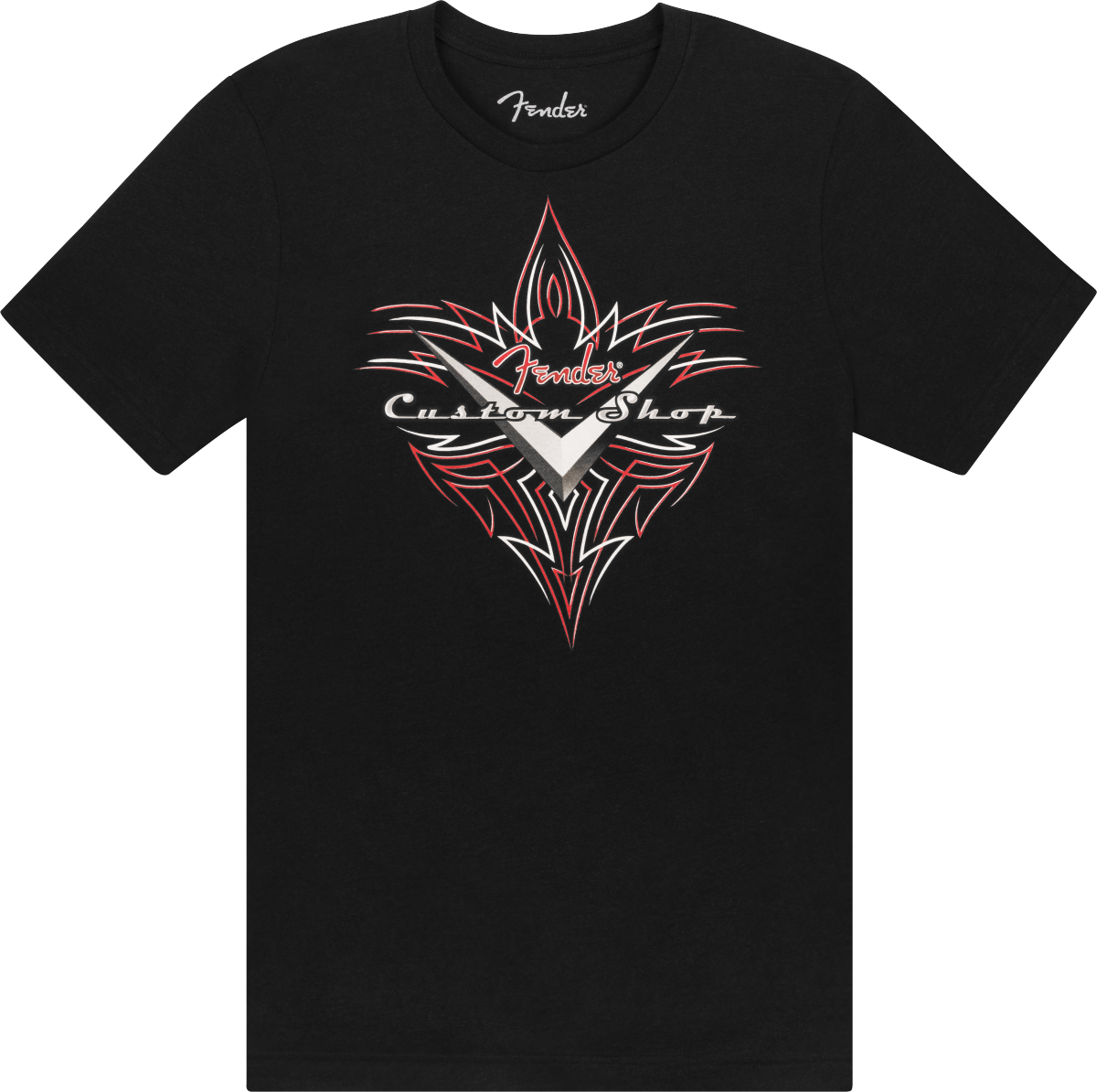 Fender Custom Shop Pinstripe - Black - M - Camiseta - Main picture