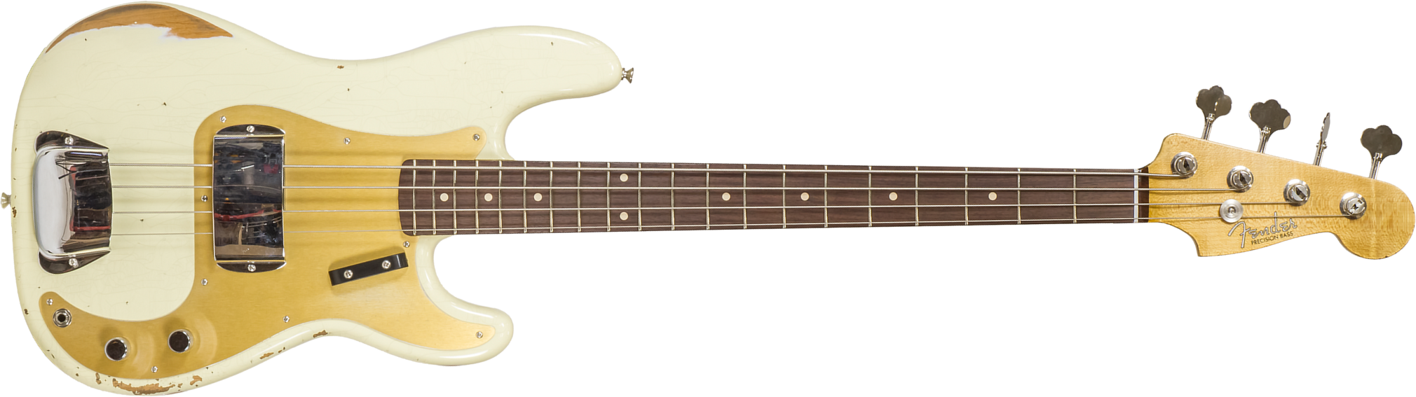 Fender Custom Shop Precision Bass 1960 Rw #r130966 - Closet Classic Vintage White - Bajo eléctrico de cuerpo sólido - Main picture
