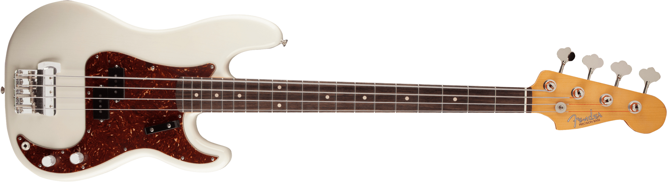 Fender Custom Shop Sean Hurley Precision Bass Signature Rw - Olympic White - Bajo eléctrico de cuerpo sólido - Main picture