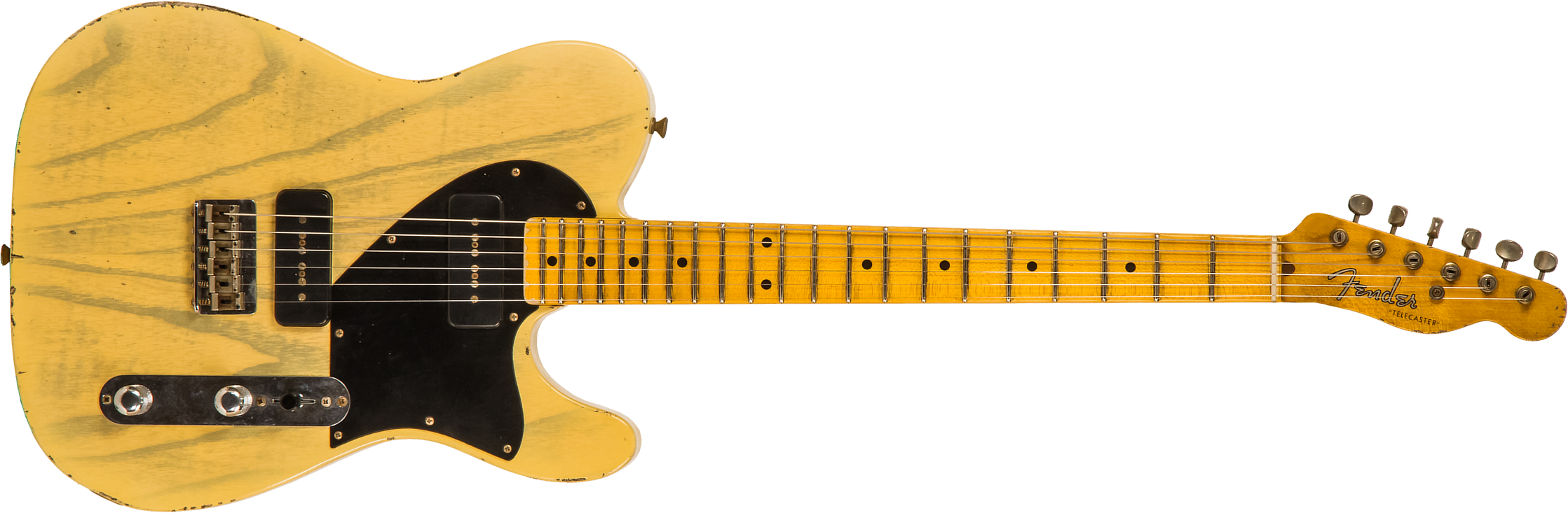 Fender Custom Shop Tele 1950 Masterbuilt J.smith Mn #r116221 - Relic Nocaster Blonde - Guitarra eléctrica con forma de tel - Main picture