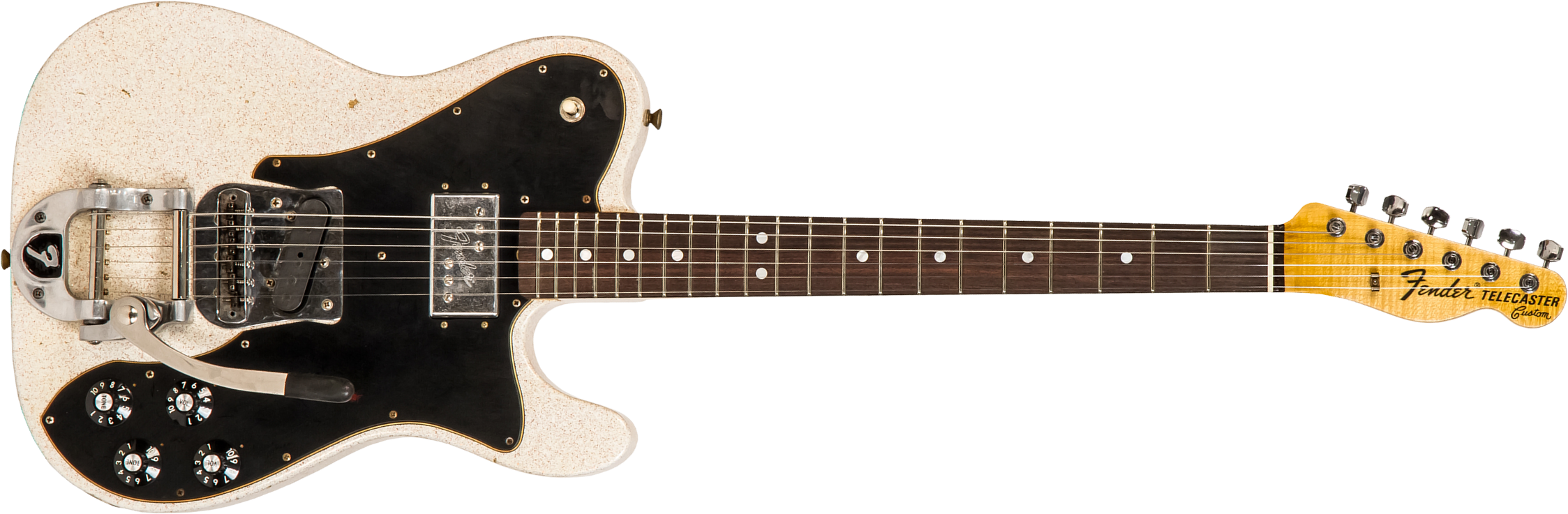 Fender Custom Shop Tele Custom '70s Sh Trem Bigsby Rw #cz548336 - Journeyman Relic Autumn Shimmer - Guitarra eléctrica con forma de tel - Main picture