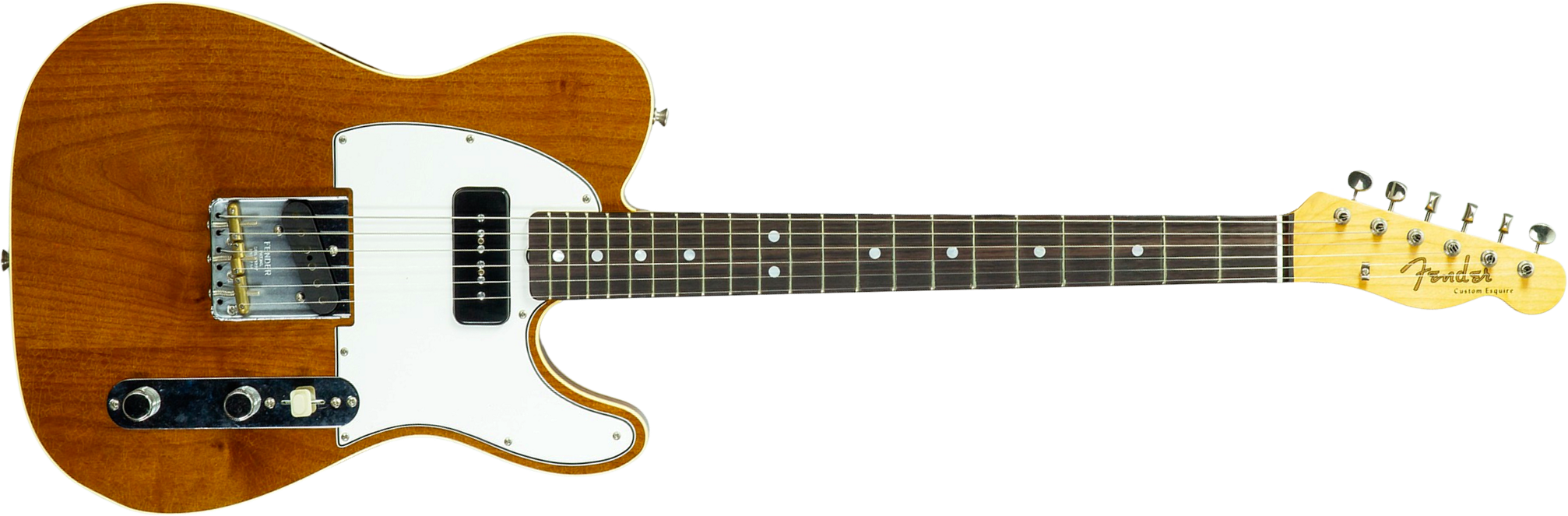 Fender Custom Shop Tele / Double Esquire Custom 2s Ht Rw #cz590971 - Closet Classic Aged Natural - Guitarra eléctrica con forma de tel - Main picture