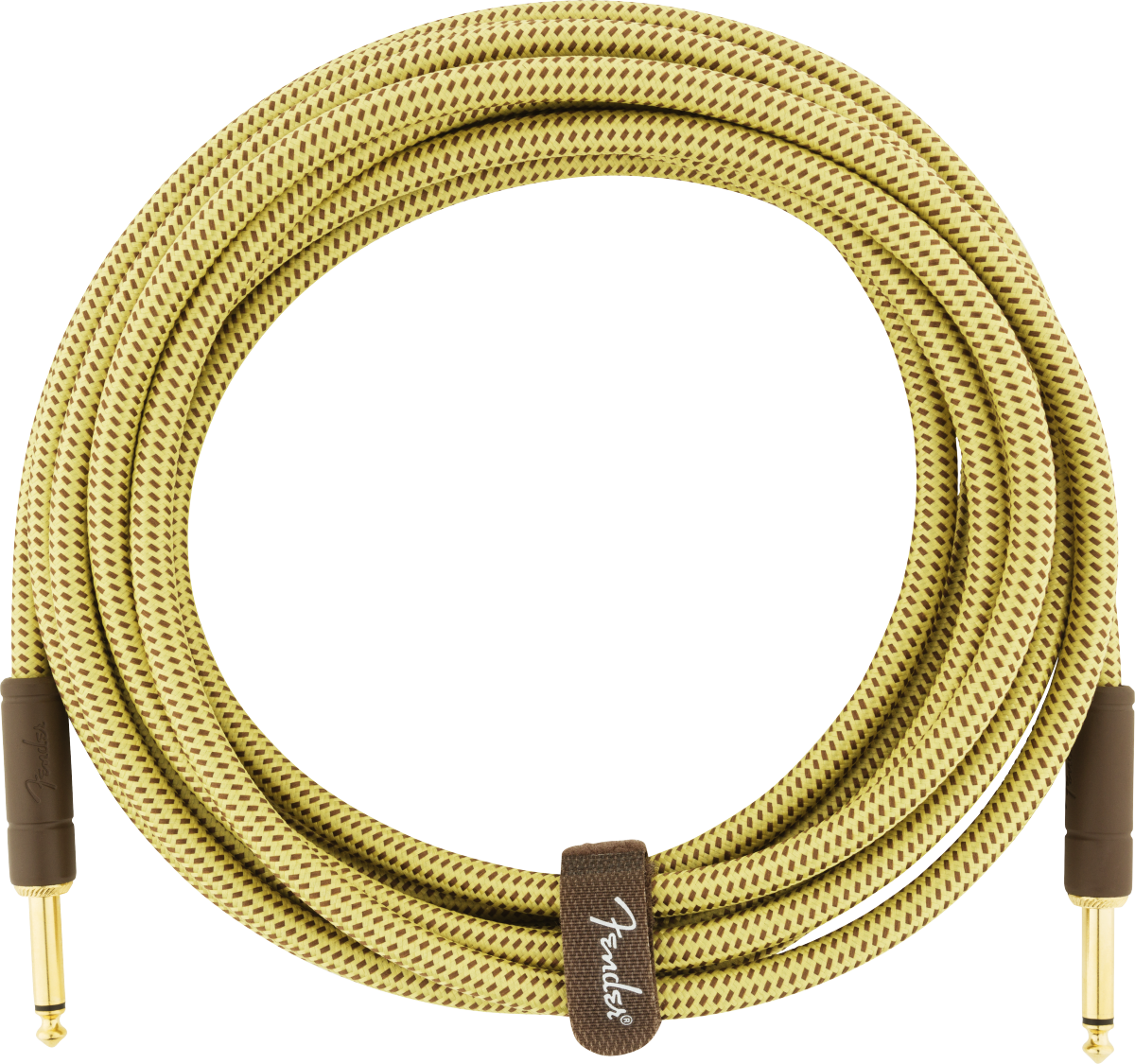 Fender Deluxe Instrument Cable Droit/droit 15ft  Tweed - Cable - Main picture