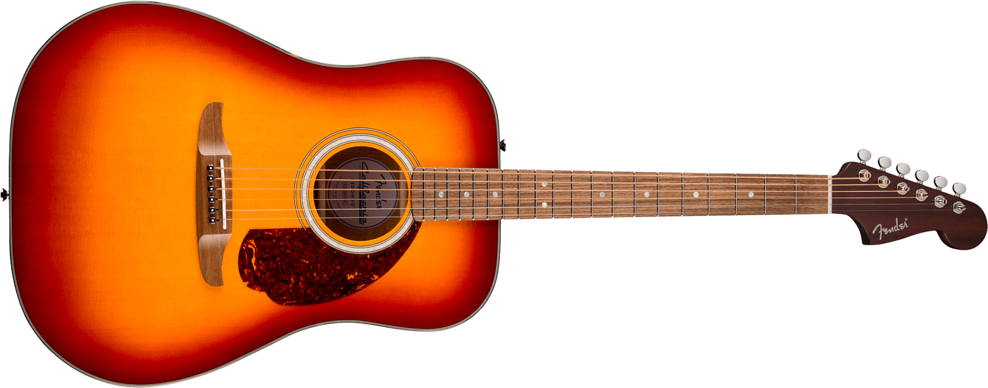 Fender Deluxe Redondo California Dreadnought Epicea Acajou Noy - Sienna Sunburst - Guitarra folk - Main picture