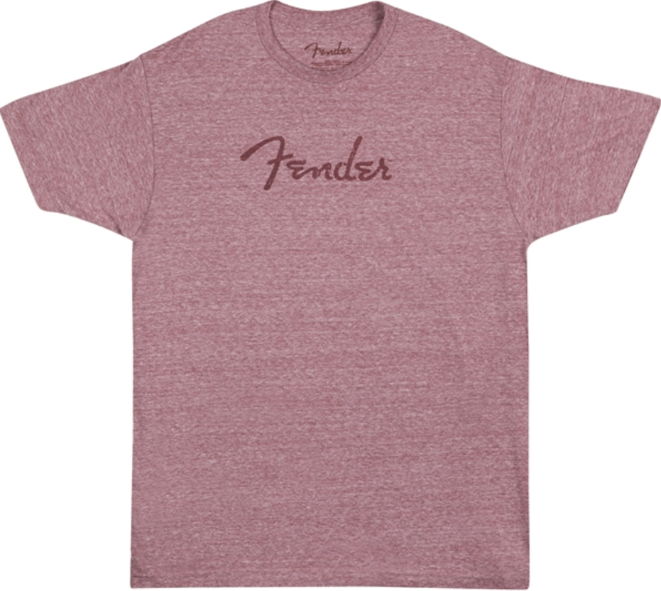 Fender Distressed Logo Premium T-shirt Wine - L - Camiseta - Main picture