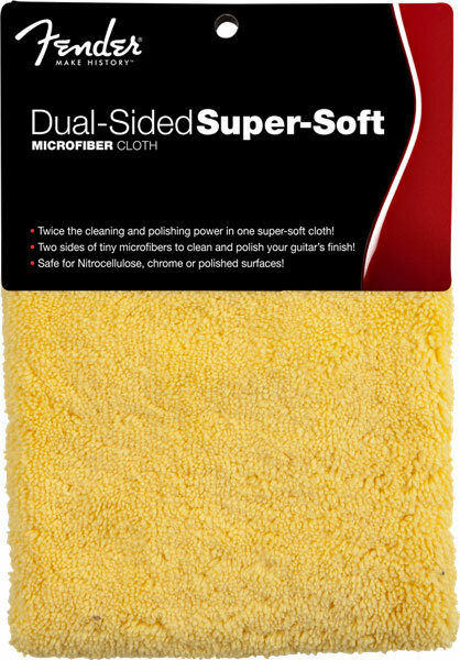 Fender Dual-sided Super-soft Microfiber Cloth Chiffon Microfibre Double Face - Trapo de limpieza - Main picture