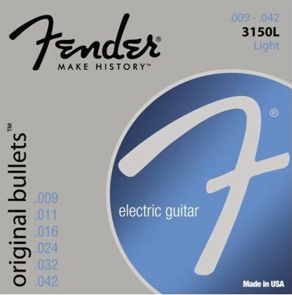 Fender Jeu De 6 Cordes Electric 3150l Original Bullets Pure Nickel 09-42 - Cuerdas guitarra eléctrica - Main picture