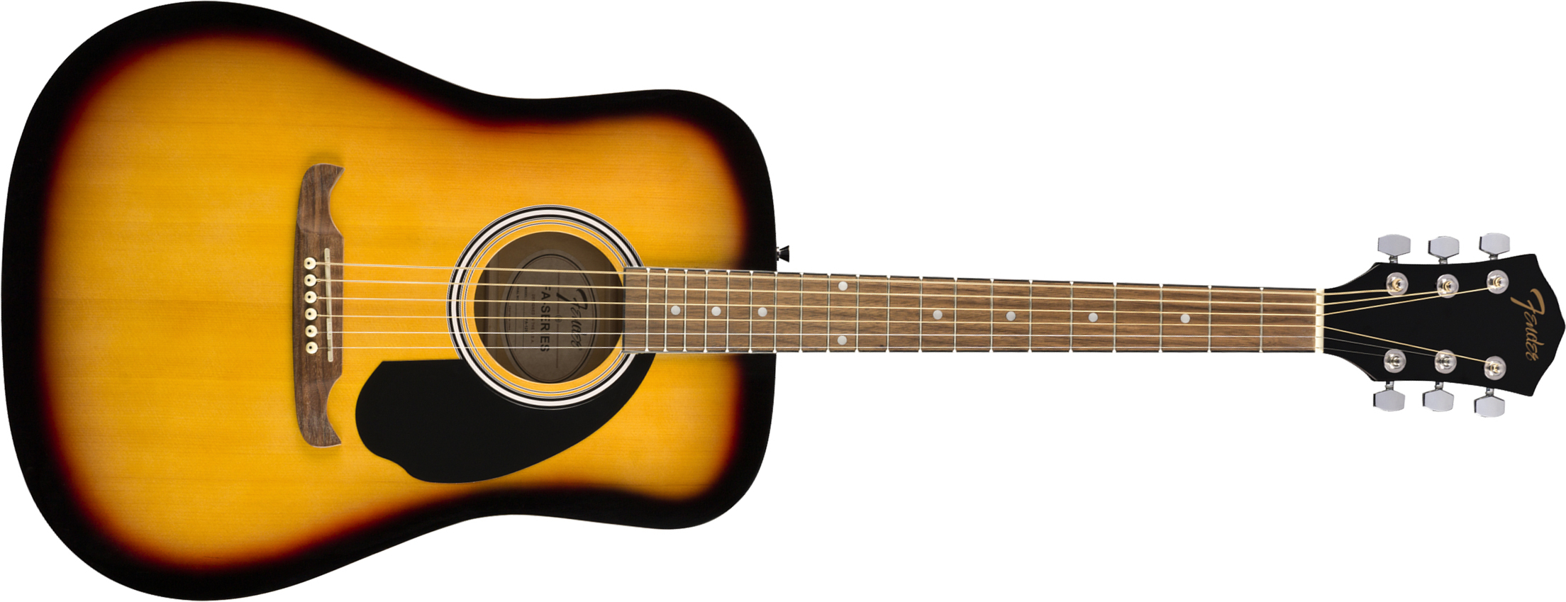Fender Fa-125 Dreadnought 2020 Epicea Acajou Wal - Sunburst - Guitarra acústica & electro - Main picture