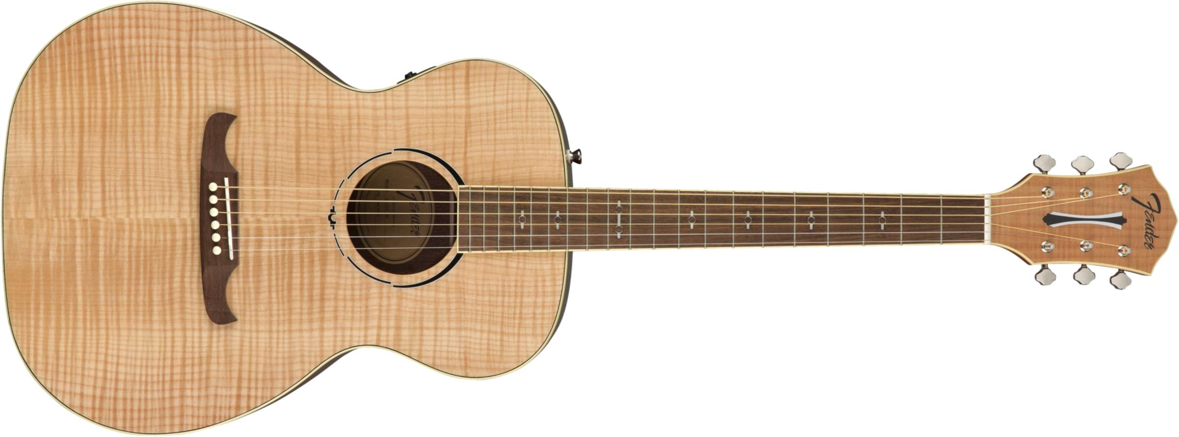 Fender Fa-235e Alternative Concert Erable Acajou Lau - Natural - Guitarra electro acustica - Main picture