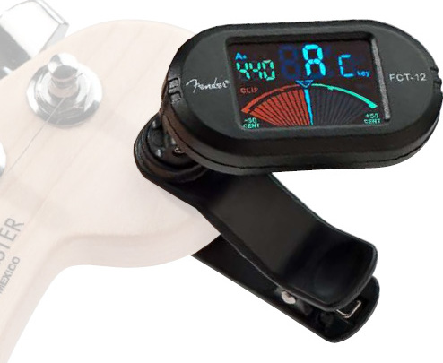 Fender Fct-12 Color Clip-on Tuner - Afinador de guitarra - Main picture