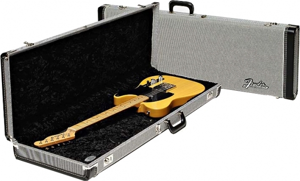 Fender G&g Deluxe Hardshell Guitar Case Strat/tele Tweed/black - Maleta para guitarra eléctrica - Main picture