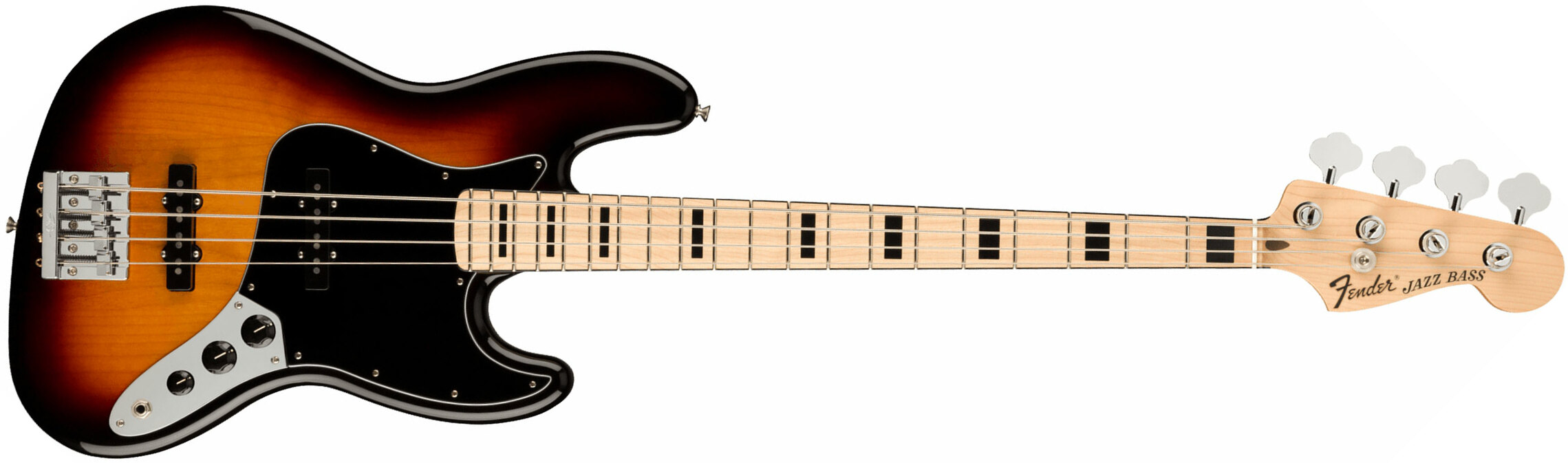 Fender Geddy Lee Jazz Bass Signature Mex Mn - 3-color Sunburst - Bajo eléctrico de cuerpo sólido - Main picture