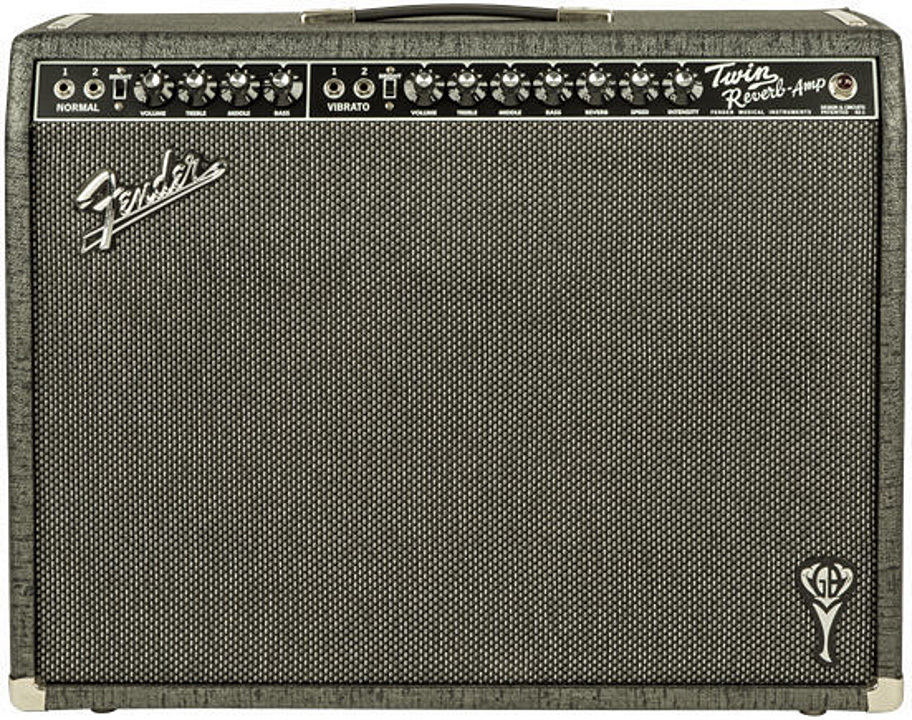 Fender George Benson Gb Twin Reverb 85w Gray 2x12 - Combo amplificador para guitarra eléctrica - Main picture